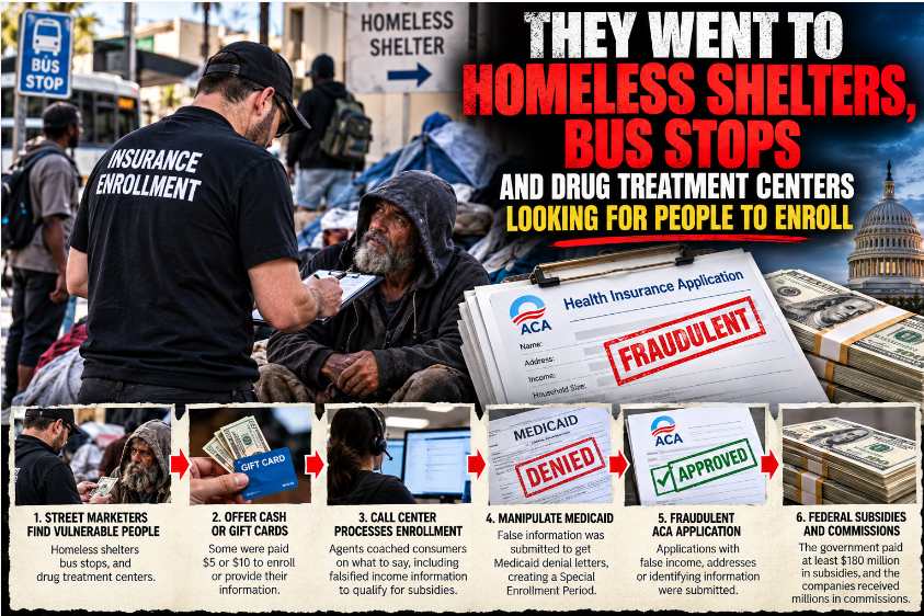 They Went to Homeless Shelters, Bus Stops and Drug Treatment Centers Looking for People to Enroll