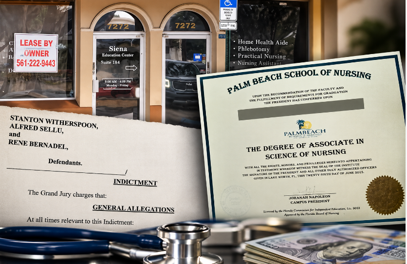Inside Palm Beach School of Nursing: $15,000 for a Diploma and Transcript Without Completing the Courses or Clinicals