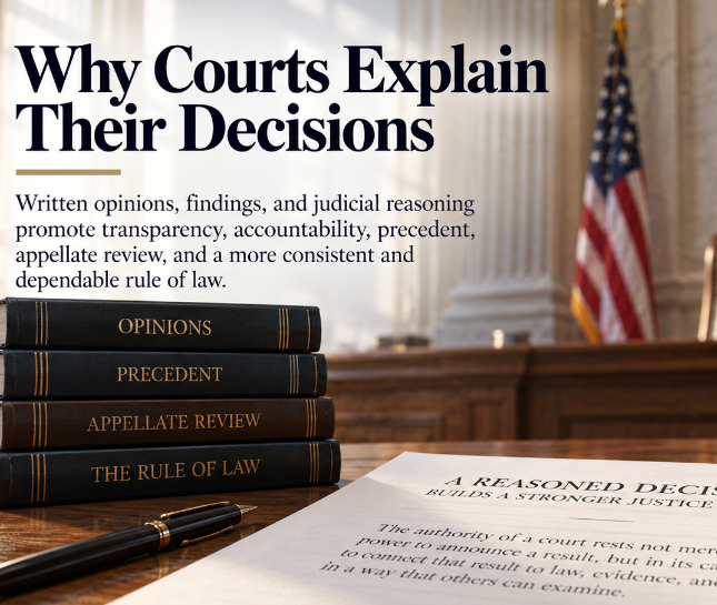 Why Courts Explain Their Decisions